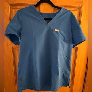 Figs Blue Catarina One-Pocket Scrub Top Technical Collection